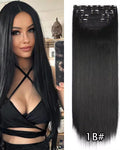Extension clips cheveux russes color 1