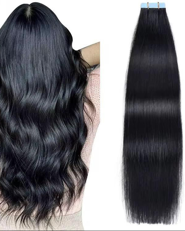 Adhésive cheveux synthétiques semi-naturels coloris 1