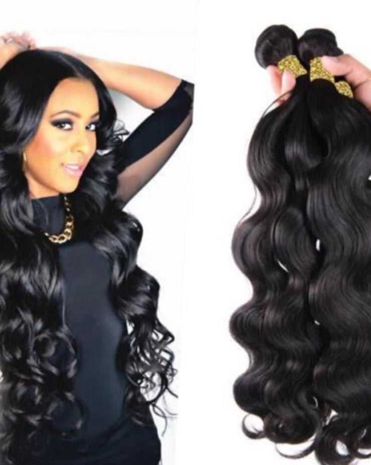 Cheveux brésiliens body waive virgin hair naturels Grade 15 color naturel