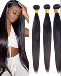 Cheveux brésiliens lisse virgin hair naturels Grade 15 color naturel